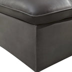 Kathleen Contemporary Faux Leather Tufted Adjustable Accent Chair by Porch & Den