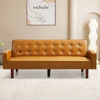 Canapé-lit, Canapé-lit Futon, Canapé-lit Futon en similicuir, Canapé-lit 2 places pour salon, Chambre d'amis