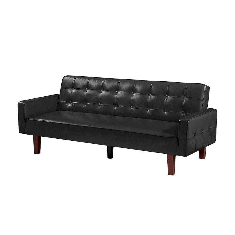 Canapé-lit, Canapé-lit Futon, Canapé-lit Futon en similicuir, Canapé-lit 2 places pour salon, Chambre d'amis