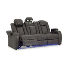 Signature Design by Ashley Fyne-Dyme Power Reclining Sofa - 85 W x 43 D x 43 H