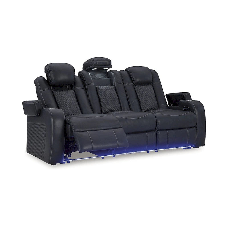 Signature Design by Ashley Fyne-Dyme Power Reclining Sofa - 85 W x 43 D x 43 H