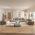 Oversized Corduroy Fabrics Sectional Sofa Set