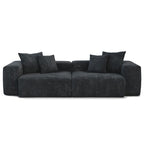 Oversized Corduroy Fabrics Sectional Sofa Set