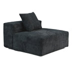 Oversized Corduroy Fabrics Sectional Sofa Set