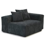 Oversized Corduroy Fabrics Sectional Sofa Set