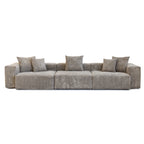Oversized Corduroy Fabrics Sectional Sofa Set