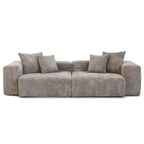 Oversized Corduroy Fabrics Sectional Sofa Set