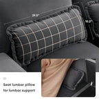 Sleeper Couch Set with Chaise