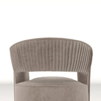 SEYNAR Modern Glam Velvet 360 Degree Swivel Open-Back Accent Armchair Set of 2