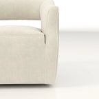 SEYNAR Modern Glam Velvet 360 Degree Swivel Open-Back Accent Armchair Set of 2