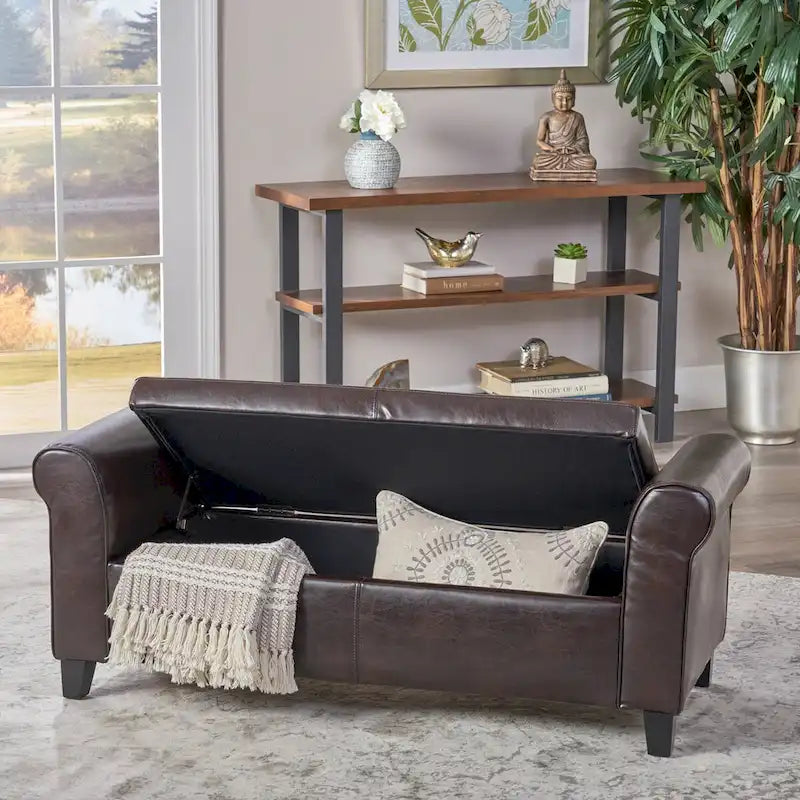 Modern Storage Bench for Bedside Living Room and Entryway