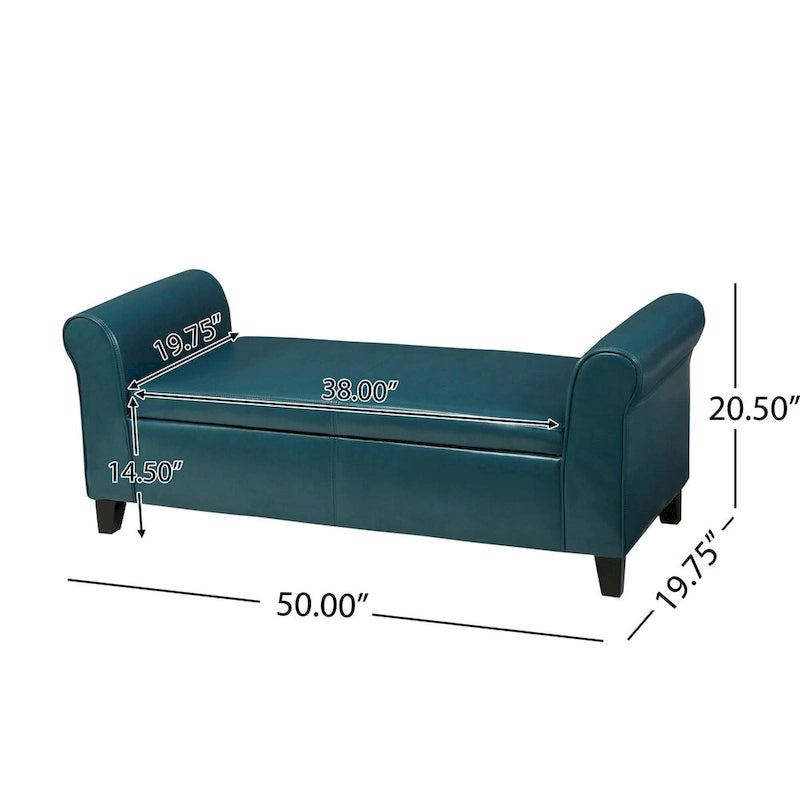 Modern Storage Bench for Bedside Living Room and Entryway