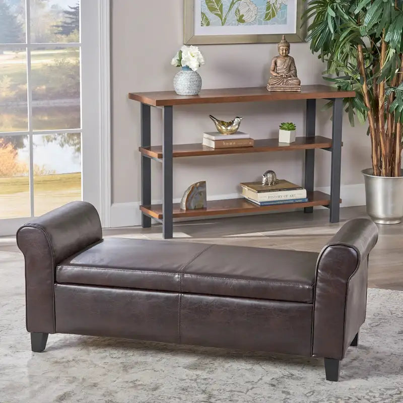 Modern Storage Bench for Bedside Living Room and Entryway