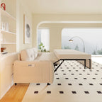 Canapé-lit convertible Queen 66,2 avec rangement et 2 coussins moelleux