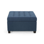 Banc ottoman de rangement capitonné