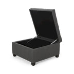 Banc ottoman de rangement capitonné