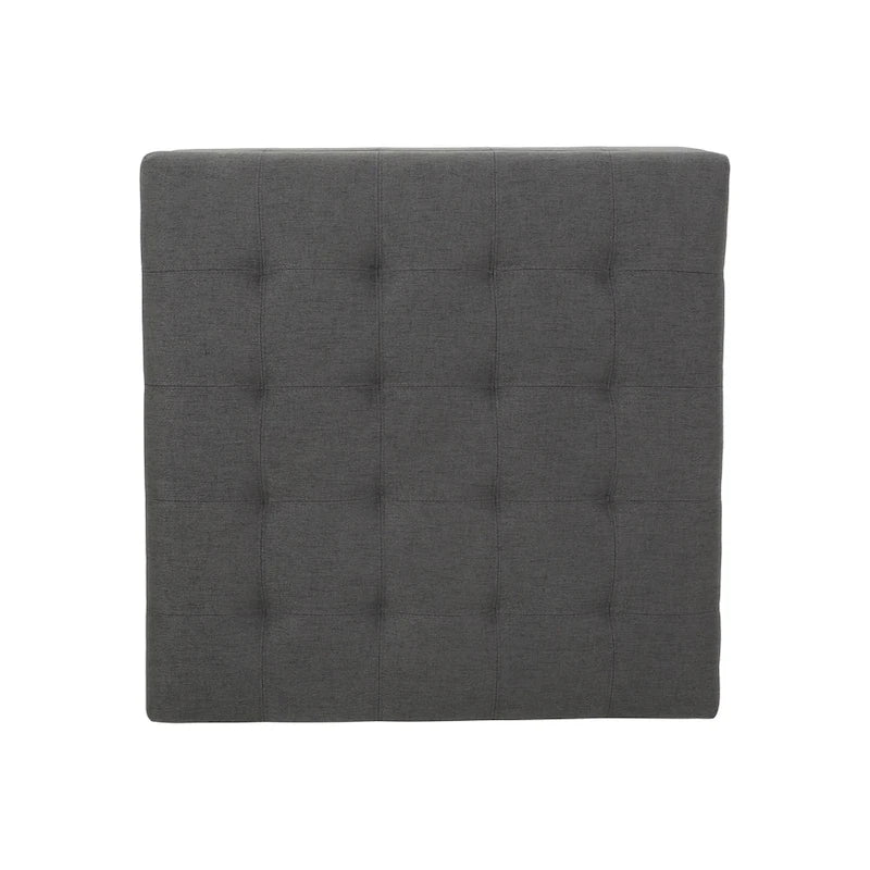 Banc ottoman de rangement capitonné