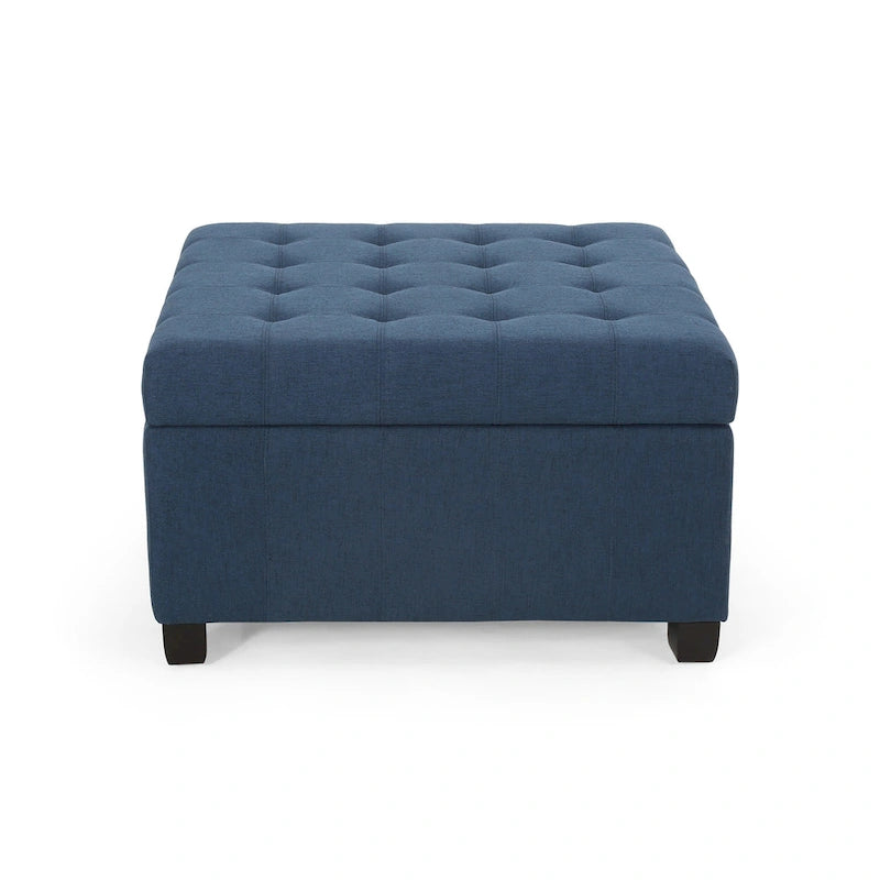 Banc ottoman de rangement capitonné