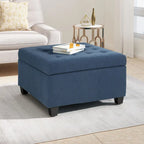 Banc ottoman de rangement capitonné