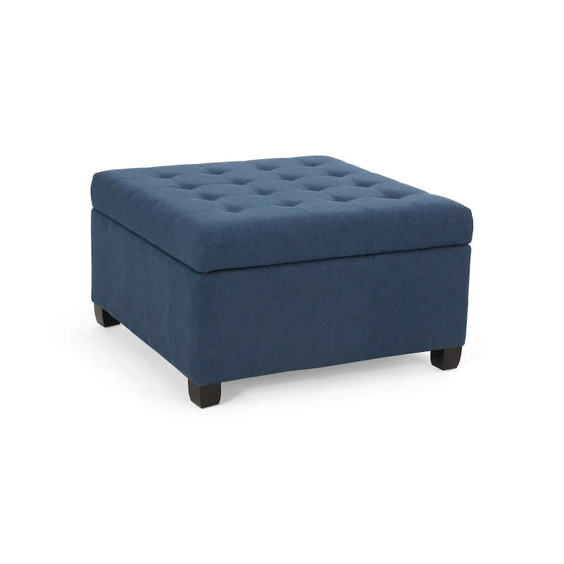 Banc ottoman de rangement capitonné