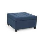 Banc ottoman de rangement capitonné