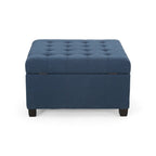 Banc ottoman de rangement capitonné
