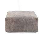 Modern 3-piece Sofa Set with Chaise Ottoman,Corduroy Modular Sectional Couch For Living Room
