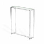 Console en acrylique transparent Lucite moderne Sasha