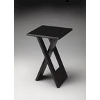 Table pliante noire Hammond faite à la main (Inde)
