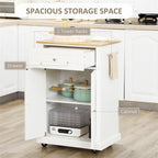 Desserte de cuisine roulante, chariot de service portable avec tiroir