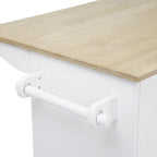 Chariot de cuisine roulant de 53,9 de largeur avec étagère de rangement interne - N/A