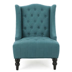 Fauteuil à oreilles tapissé