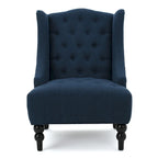 Fauteuil à oreilles tapissé