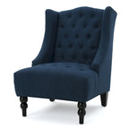 Fauteuil à oreilles tapissé