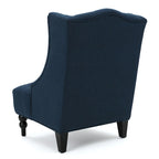 Fauteuil à oreilles tapissé