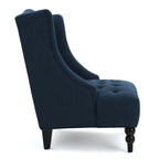 Fauteuil à oreilles tapissé