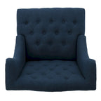 Fauteuil à oreilles tapissé