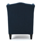 Fauteuil à oreilles tapissé