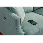 Causeuse 2 places, port de charge USB