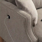 Causeuse 2 places, port de charge USB