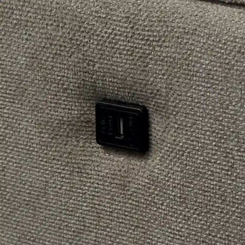 Causeuse 2 places, port de charge USB