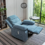 Fauteuil relax électrique avec chauffage d'assise et fonction de massage réglable
