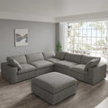 V Shape Cloud Couches for Living Room, Modular Convertible Sectional Sofa Couch, Couch Cushion Covers Removable