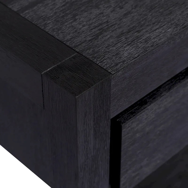 Console avec 2 tiroirs et 1 étagère