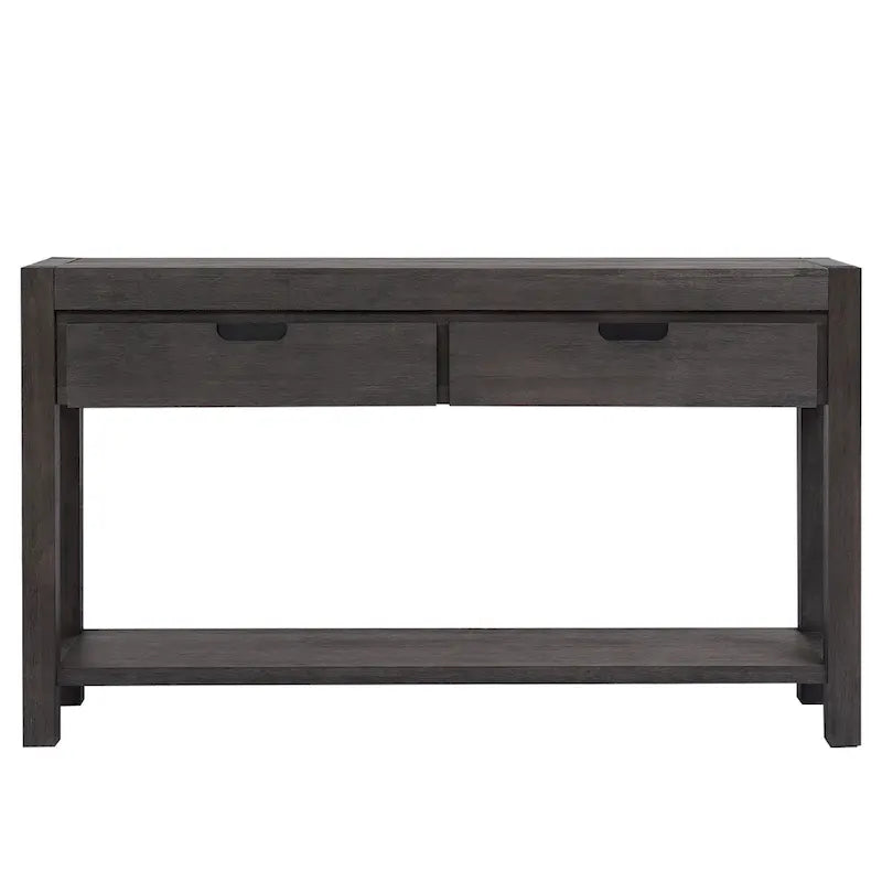Console avec 2 tiroirs et 1 étagère