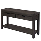 Console avec 2 tiroirs et 1 étagère
