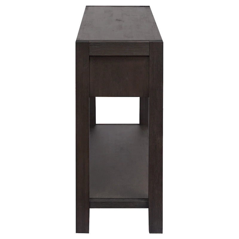 Console avec 2 tiroirs et 1 étagère