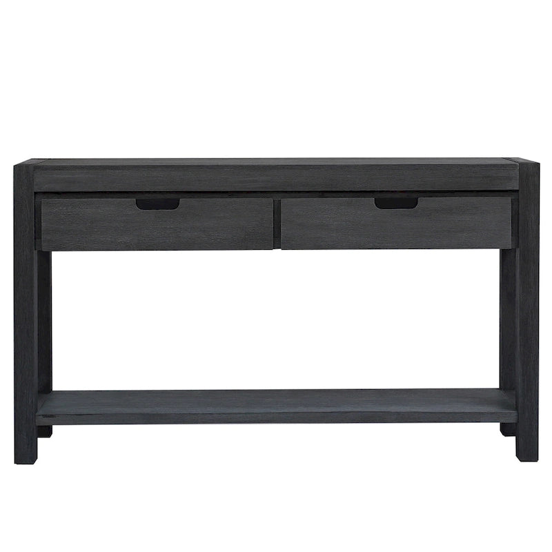 Console avec 2 tiroirs et 1 étagère