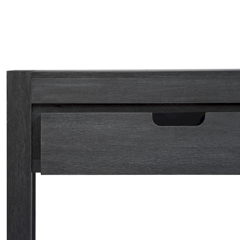 Console avec 2 tiroirs et 1 étagère