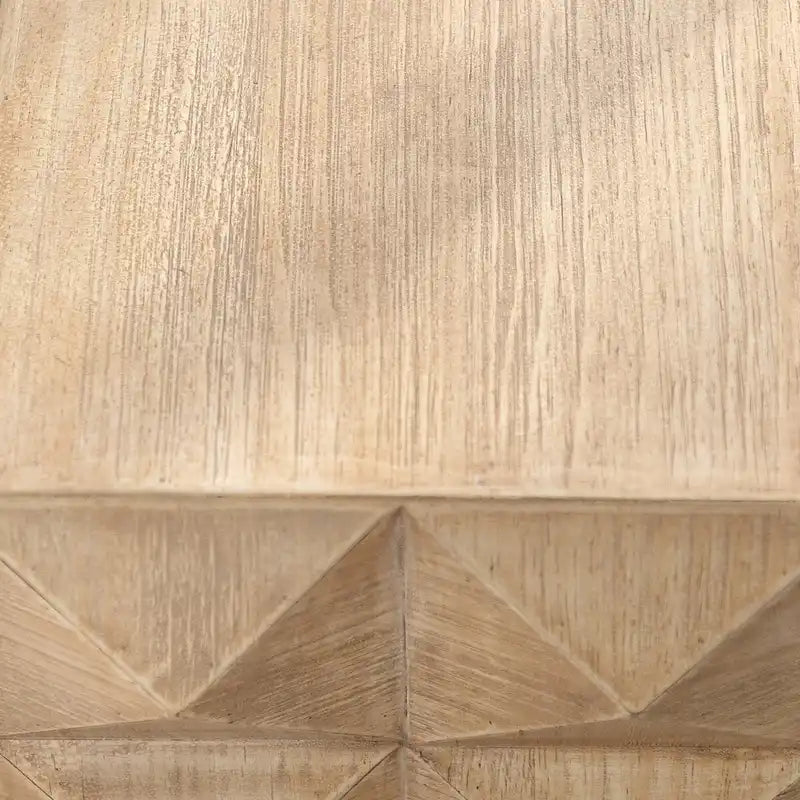 23,62 cm de hauteur Table basse rétro à motif gaufré en 3D Meubles rétro
